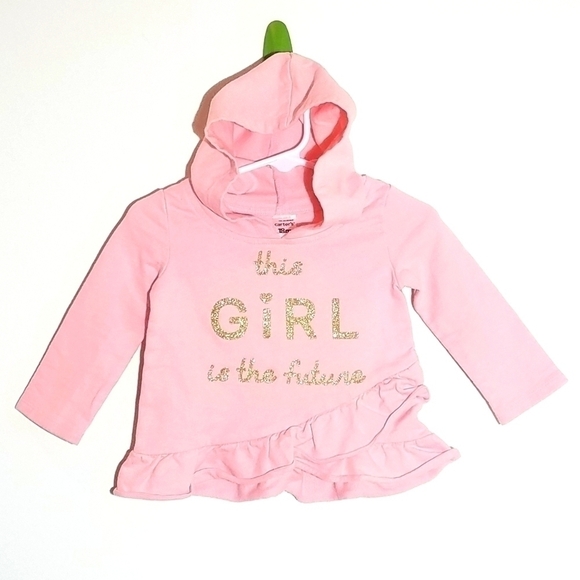 Carter's This Girl Is The Future Hoodie 18m - Picture 1 of 4